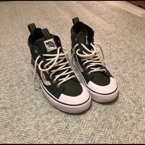 Dark green Vans scotchguard shoes